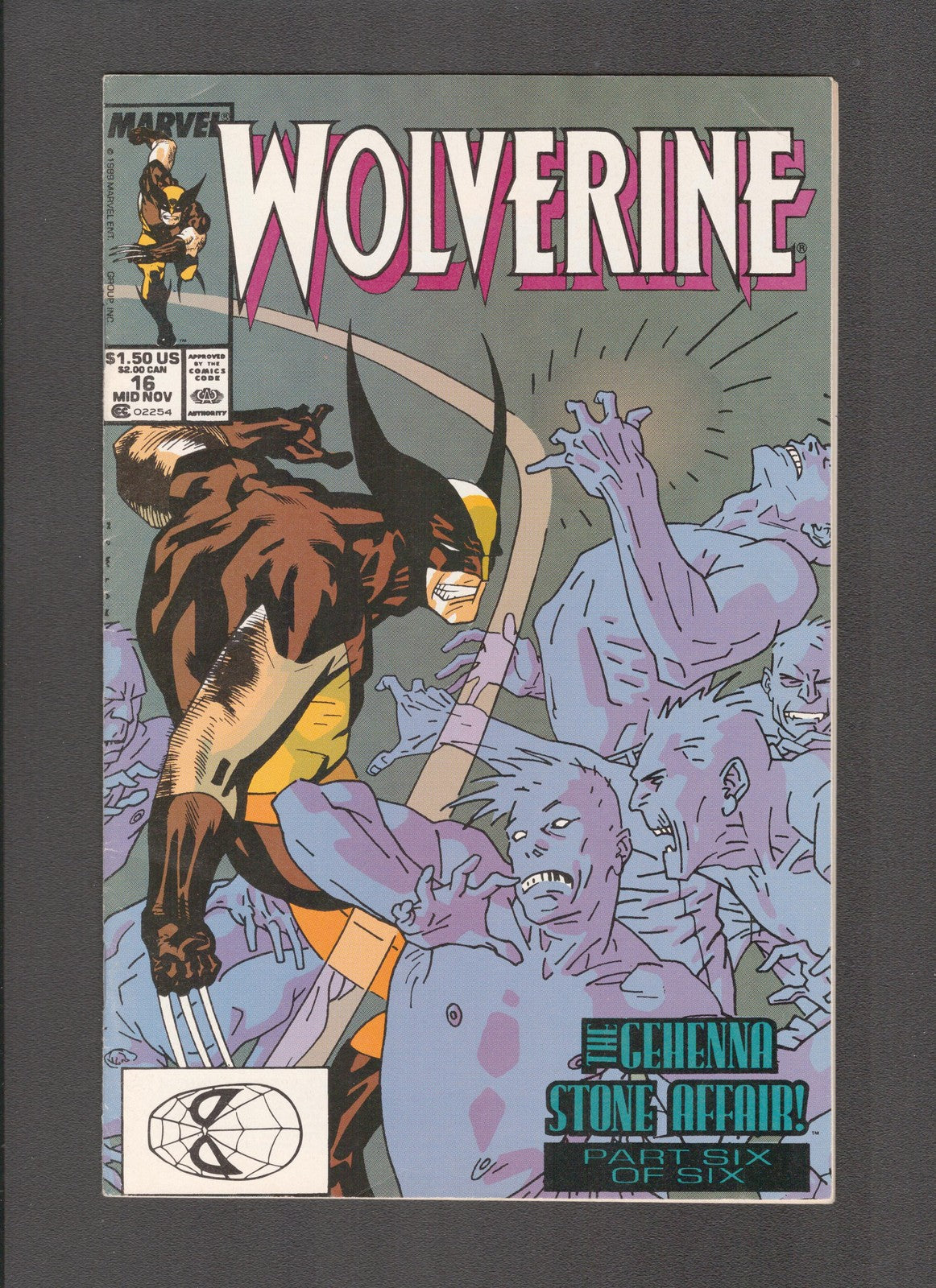 Wolverine #16 (1989) John Buscema Marvel Comics