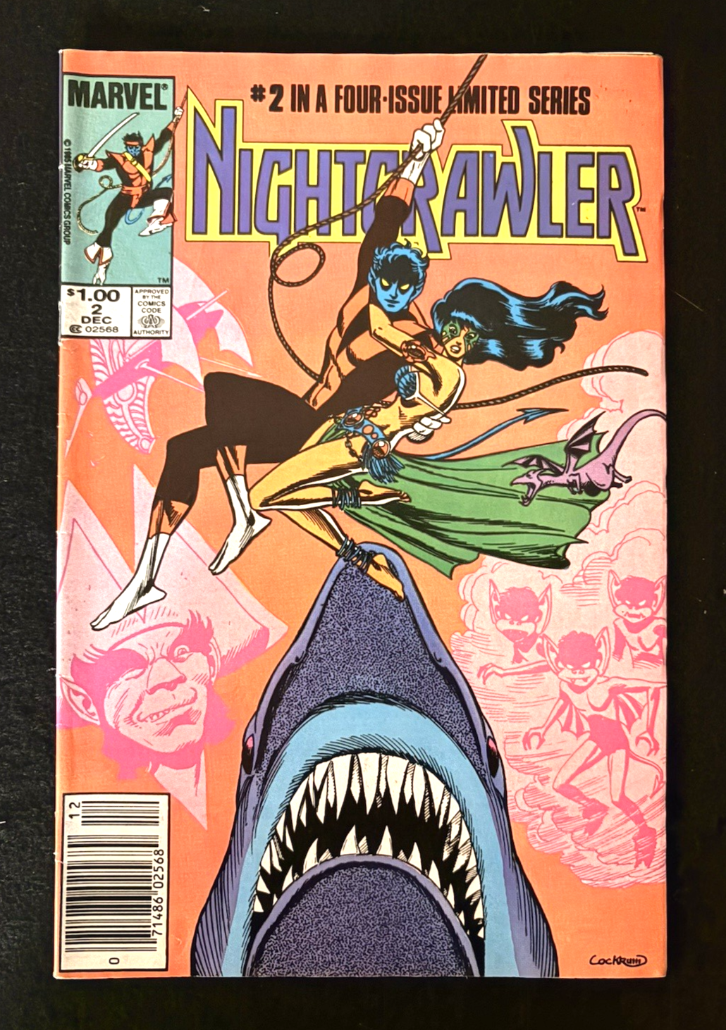 Nightcrawler #1-4 (1985/86) Complete Set Marvel Comics - Canadian Newsstand