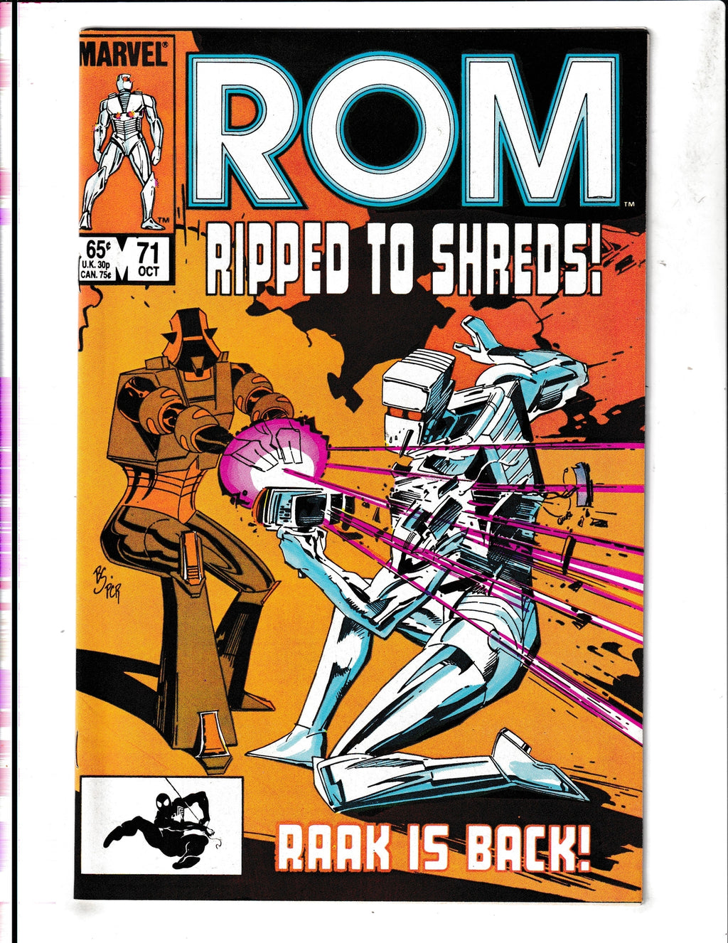 ROM #71 (1985) SpaceKnight Marvel Comics SKU:1843