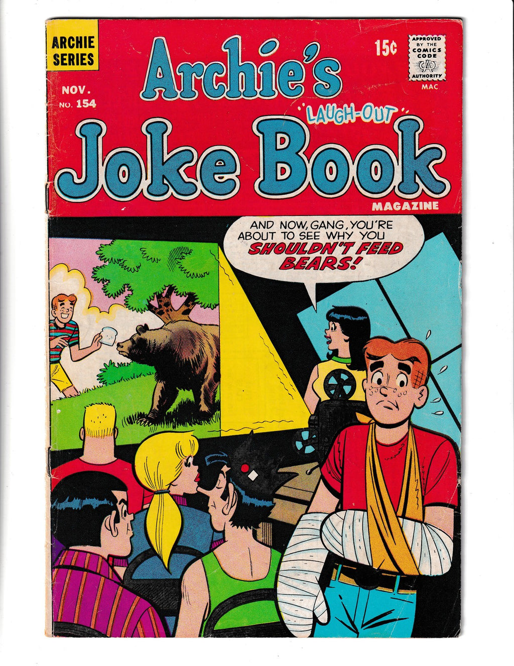Archie's Joke Book #154 (1970) Archie Comics