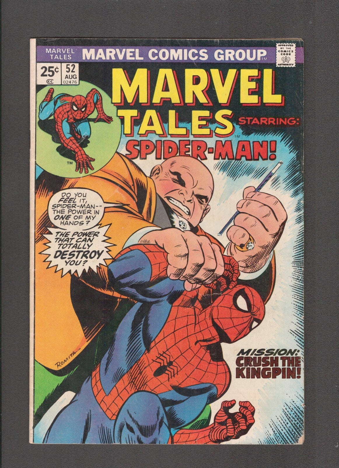 Marvel Tales #52 (1974) Kingpin Cover Marvel Comics