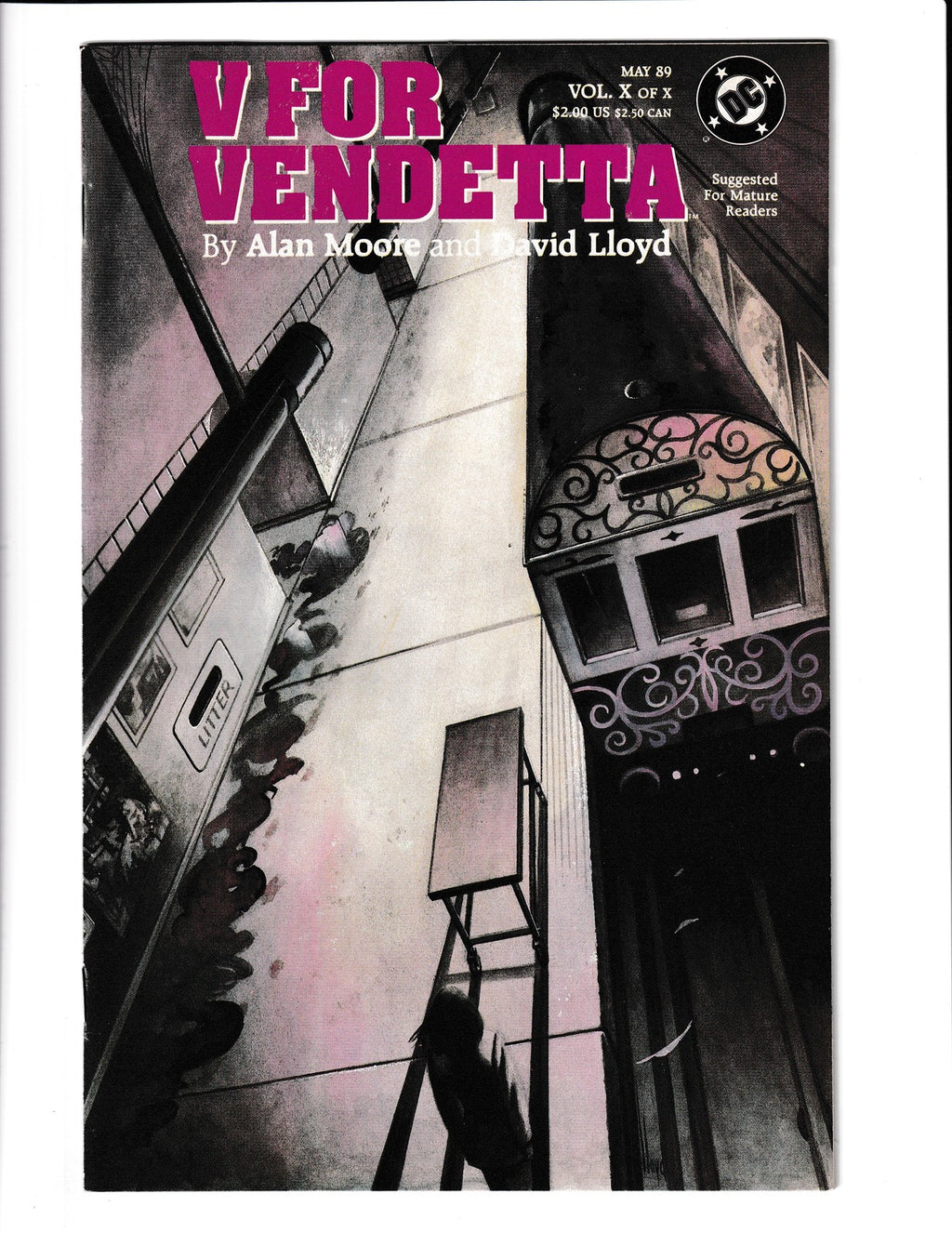 V For Vendetta #10 (1989) 10 of 10 DC Comics