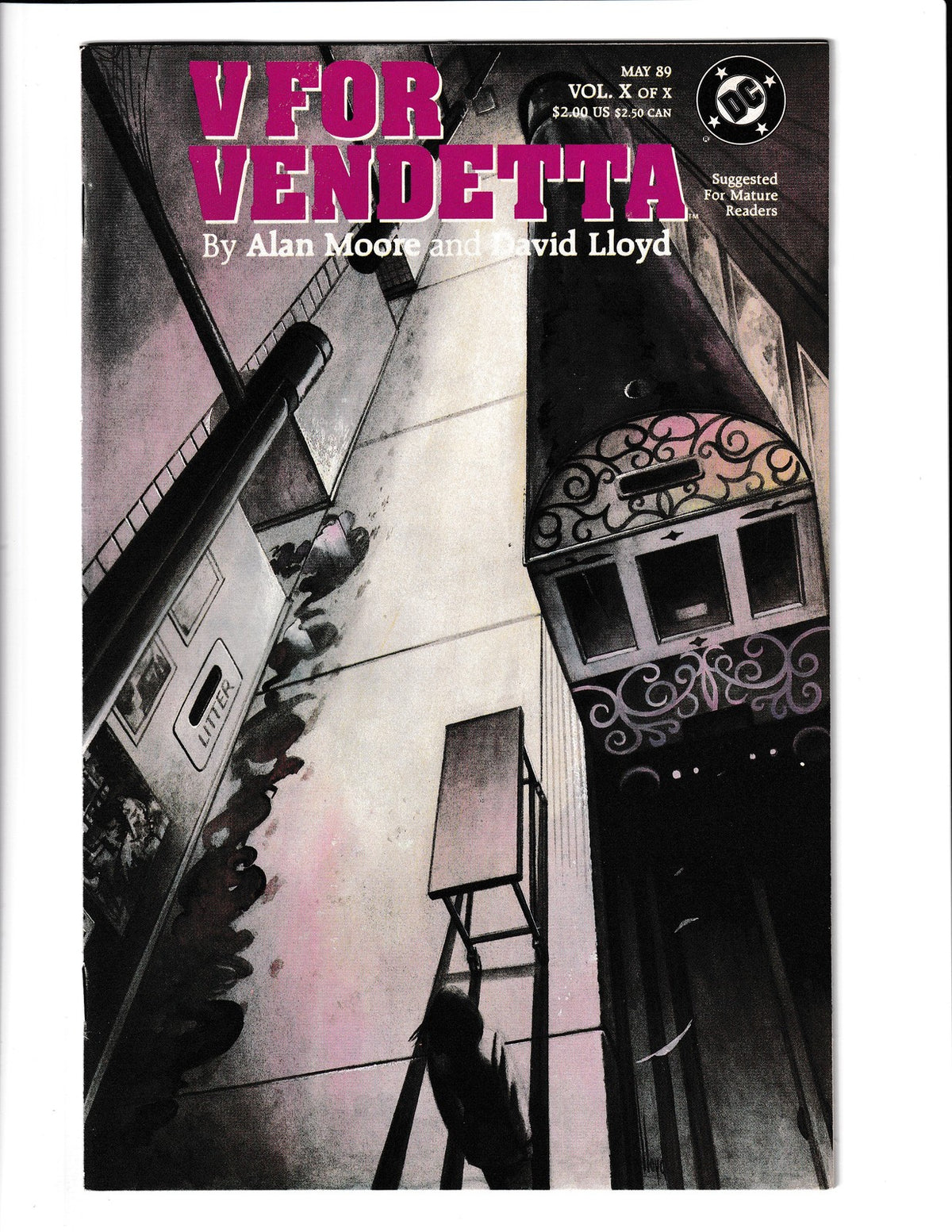 V For Vendetta #10 (1989) 10 of 10 DC Comics