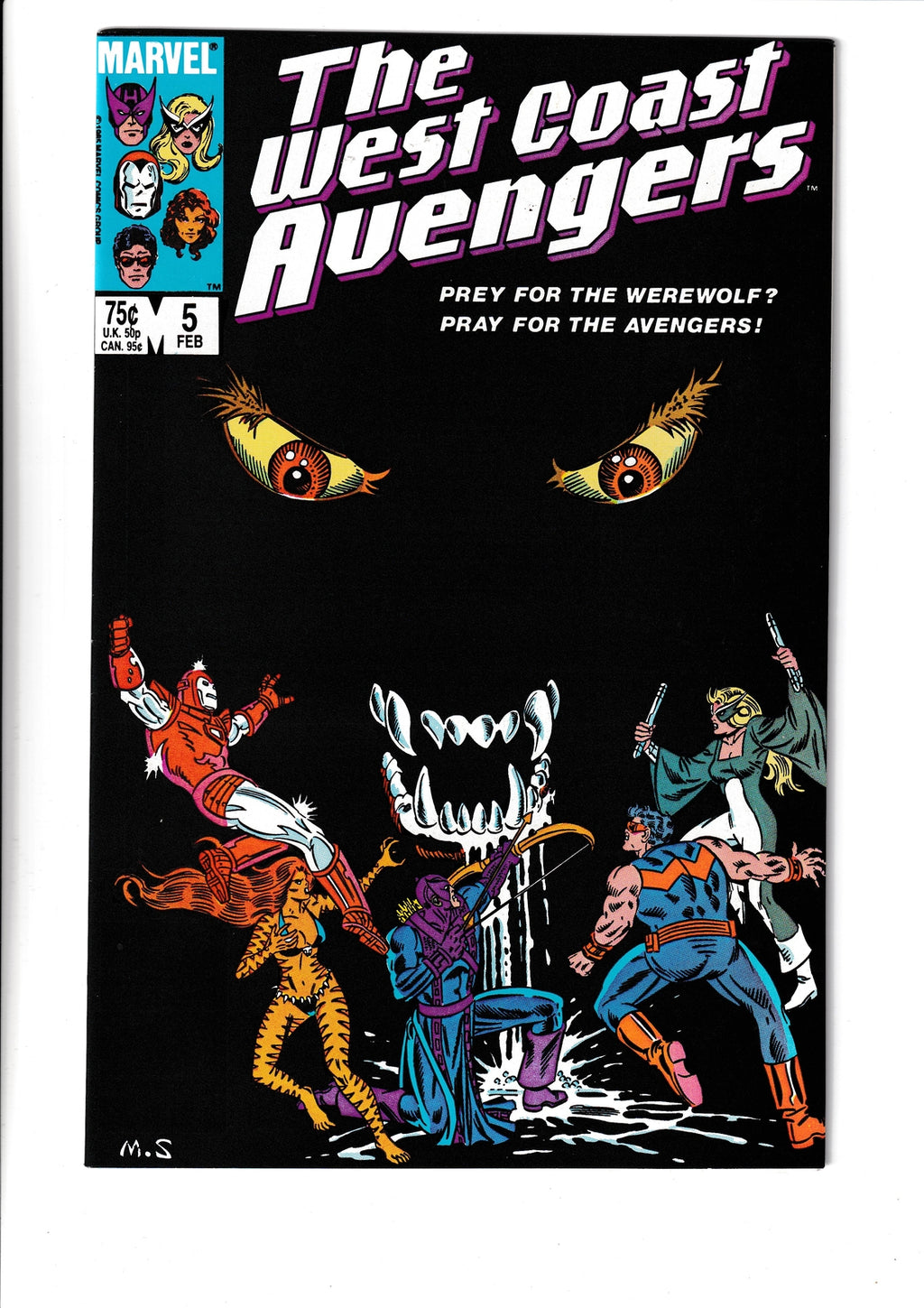 West Coast Avengers #5 (1986) Marvel Comics SKU:174