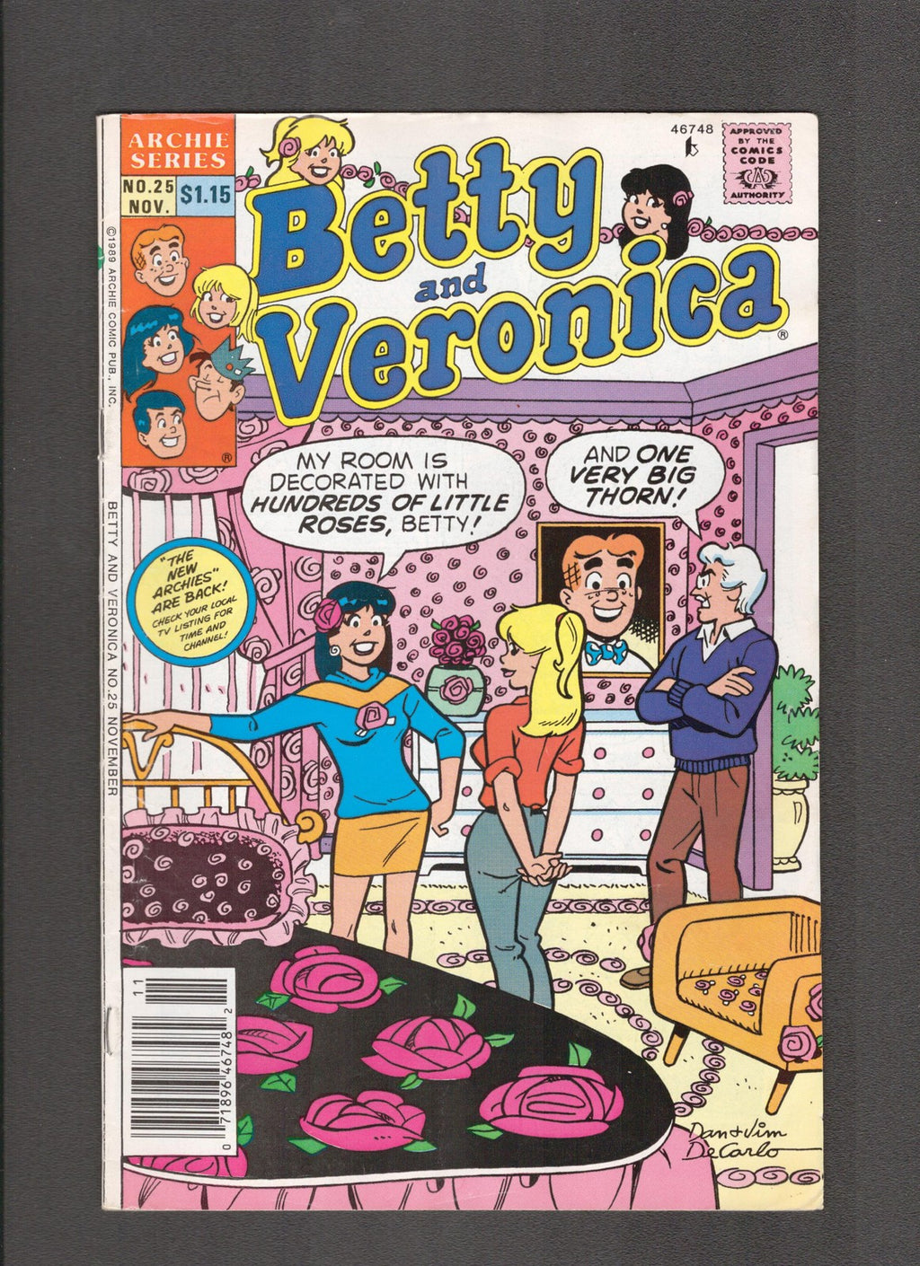 Betty and Veronica #25 (1989) Canadian Newsstand Archie Comics