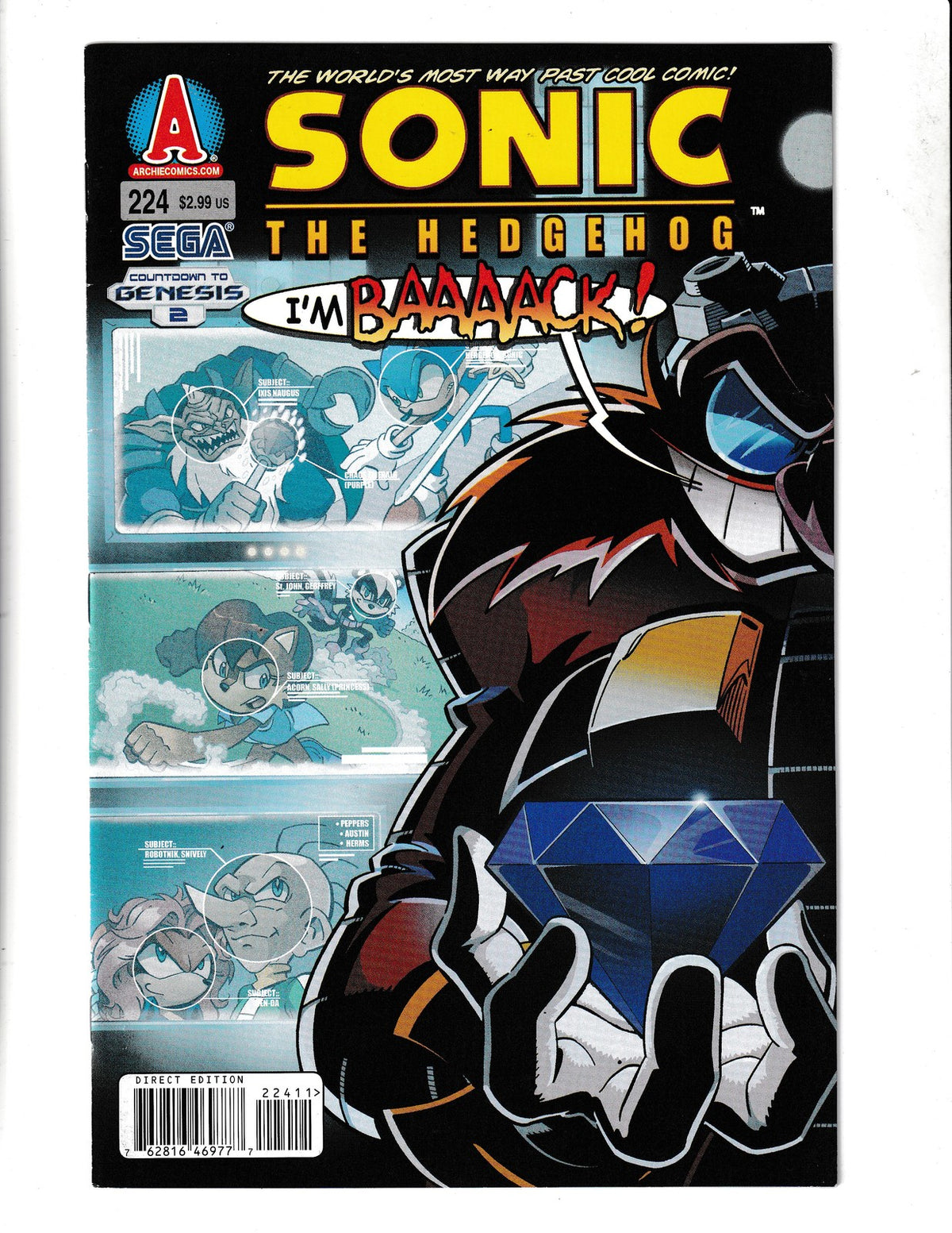 Sonic the Hedgehog #224 (2011) Archie Comics
