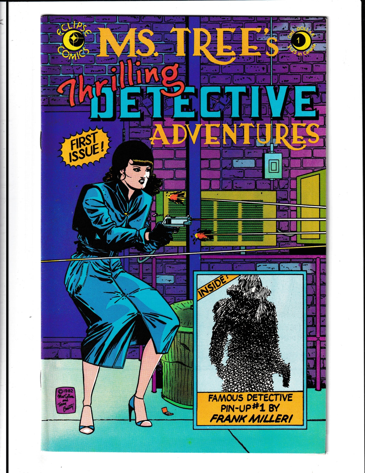 Ms. Tree's Thirlling Detective Adventures #1 (1983) Frank Miller Eclipse Comics