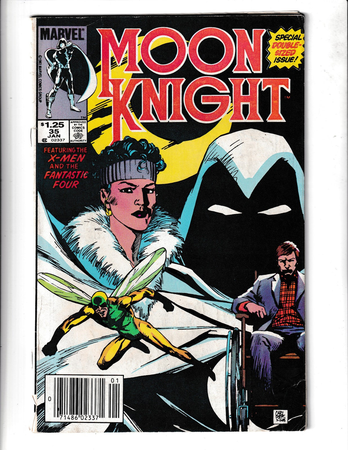 Moon Knight #35 (1984) CDN Newstand Double Sized Issue DC Comics