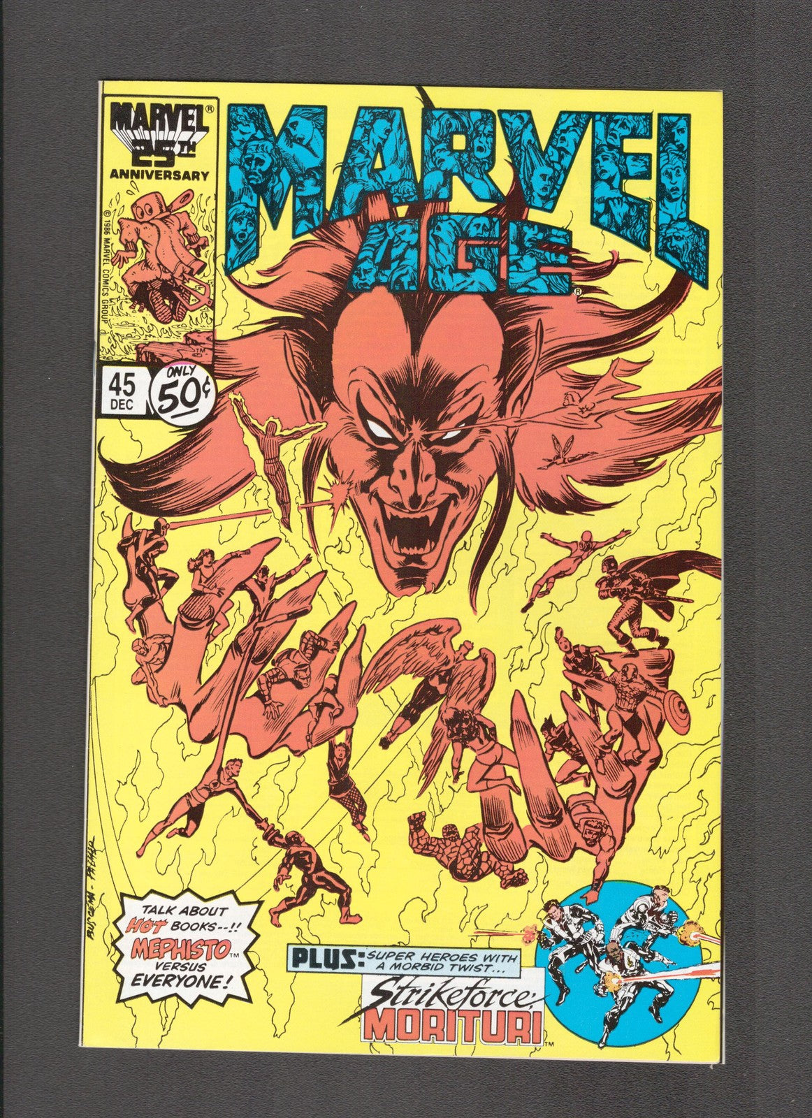 Marvel Age #45 (1986) Mephisto vs Everyone Marvel Comics