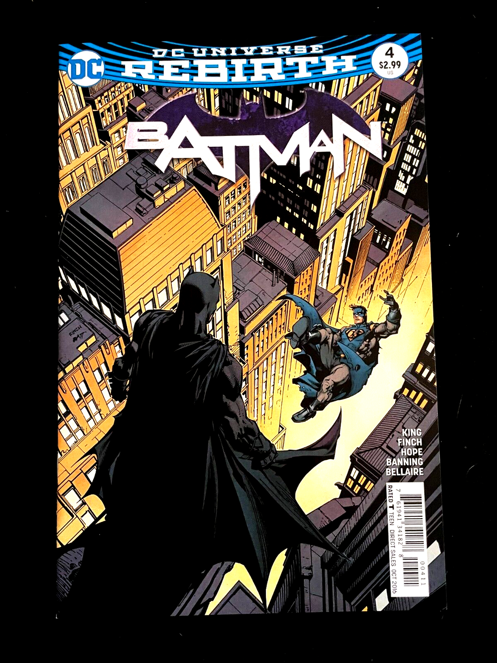 Batman #4 2016 - David Finch Cover - DC