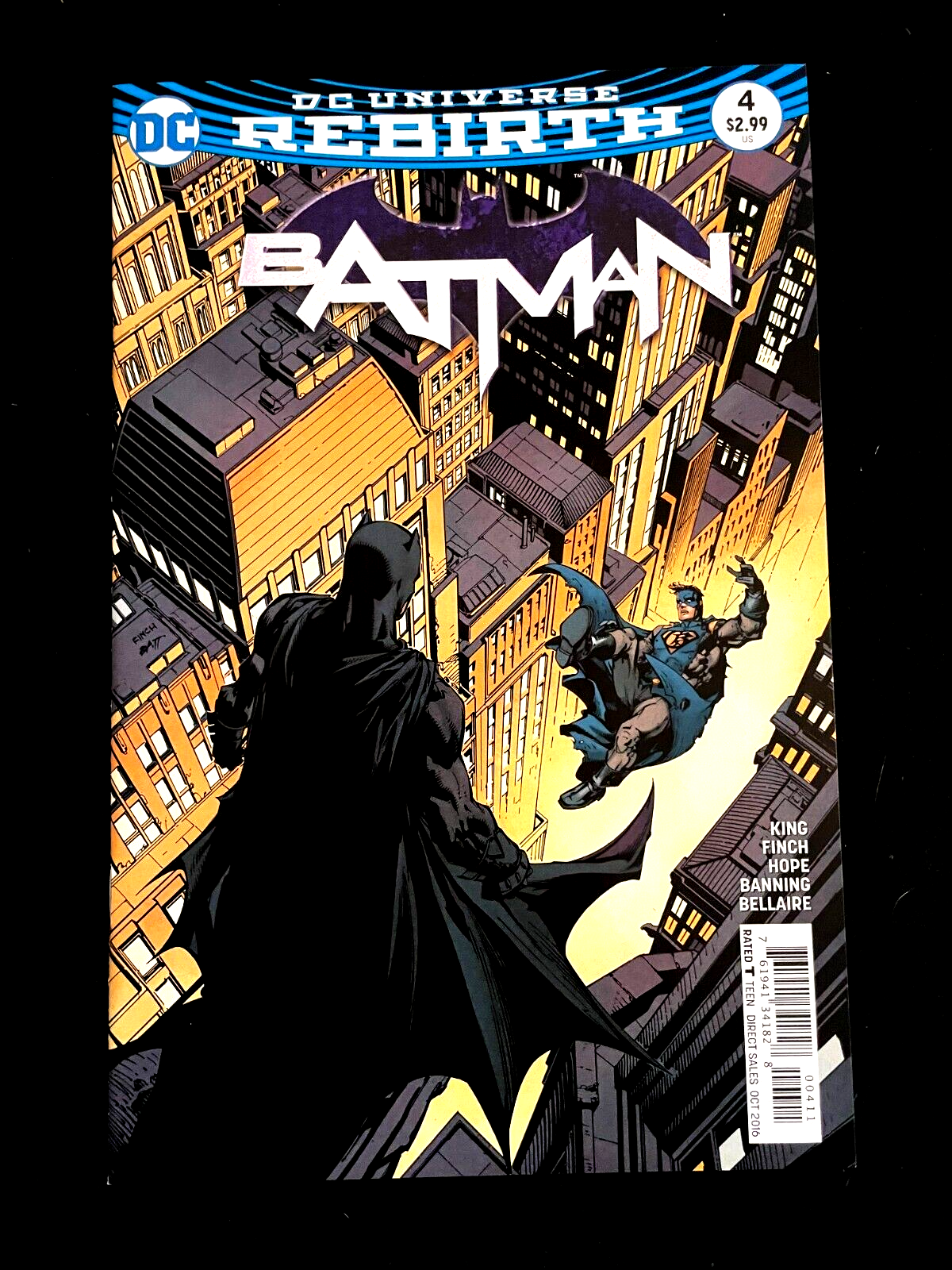 Batman #4 2016 - David Finch Cover - DC