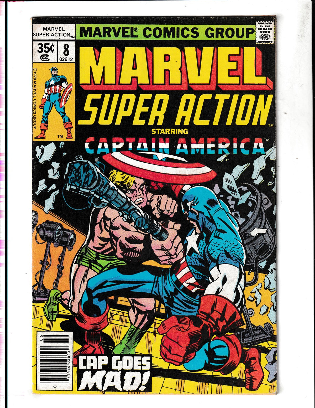 Marvel Super Action #8 (1978) Captain America Marvel Comics