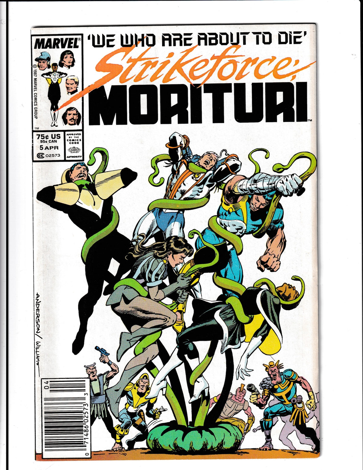 Strikeforce: Morituri #5 (1987) Marvel Comics