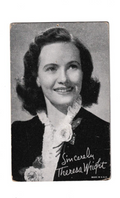 Arcade Cards 1940's - Celebrities - Theresa Wright