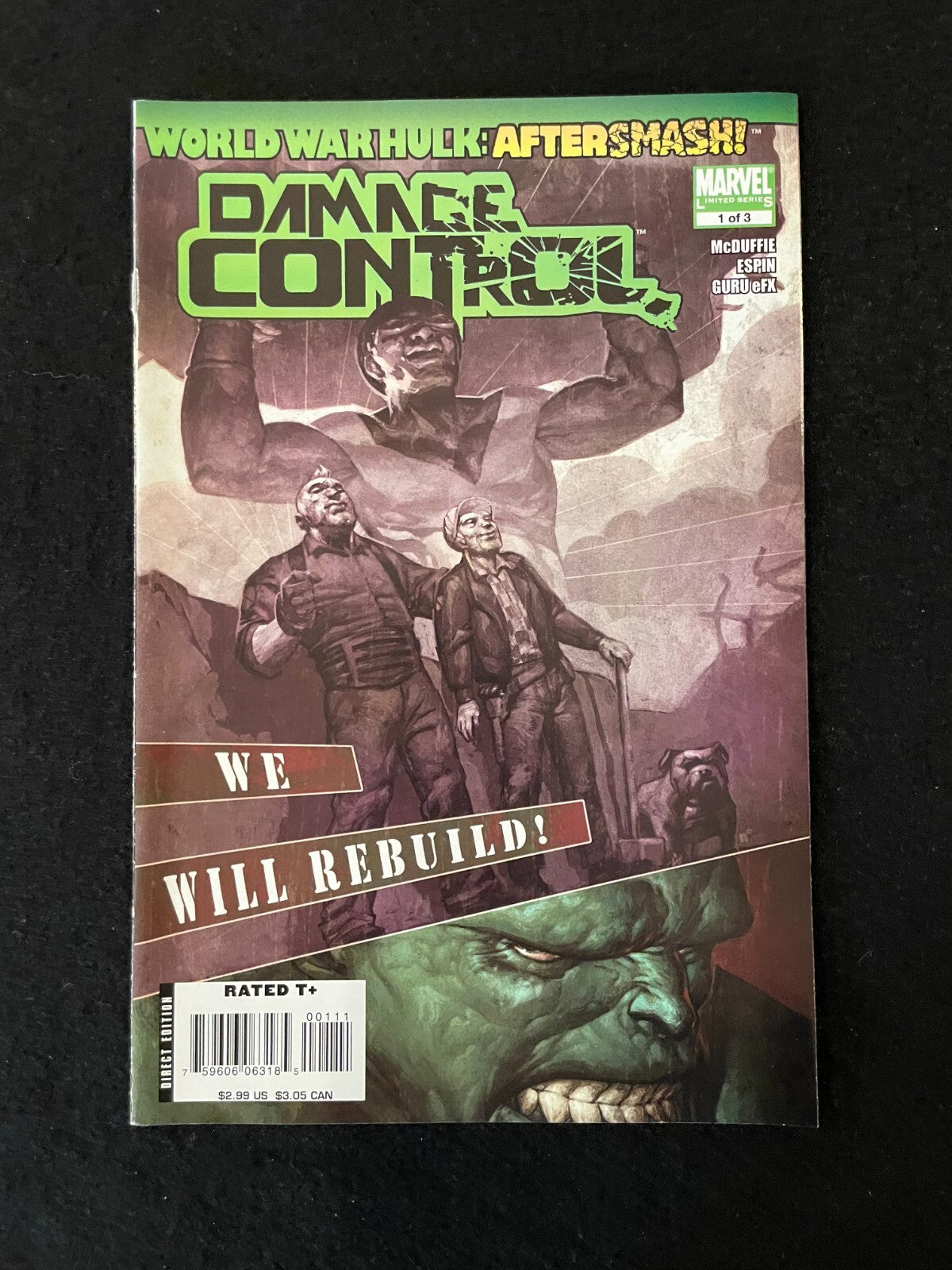 World War Hulk: Aftersmash! - Damage Control  Set of 3 #1-3 (2008) Marvel Comics