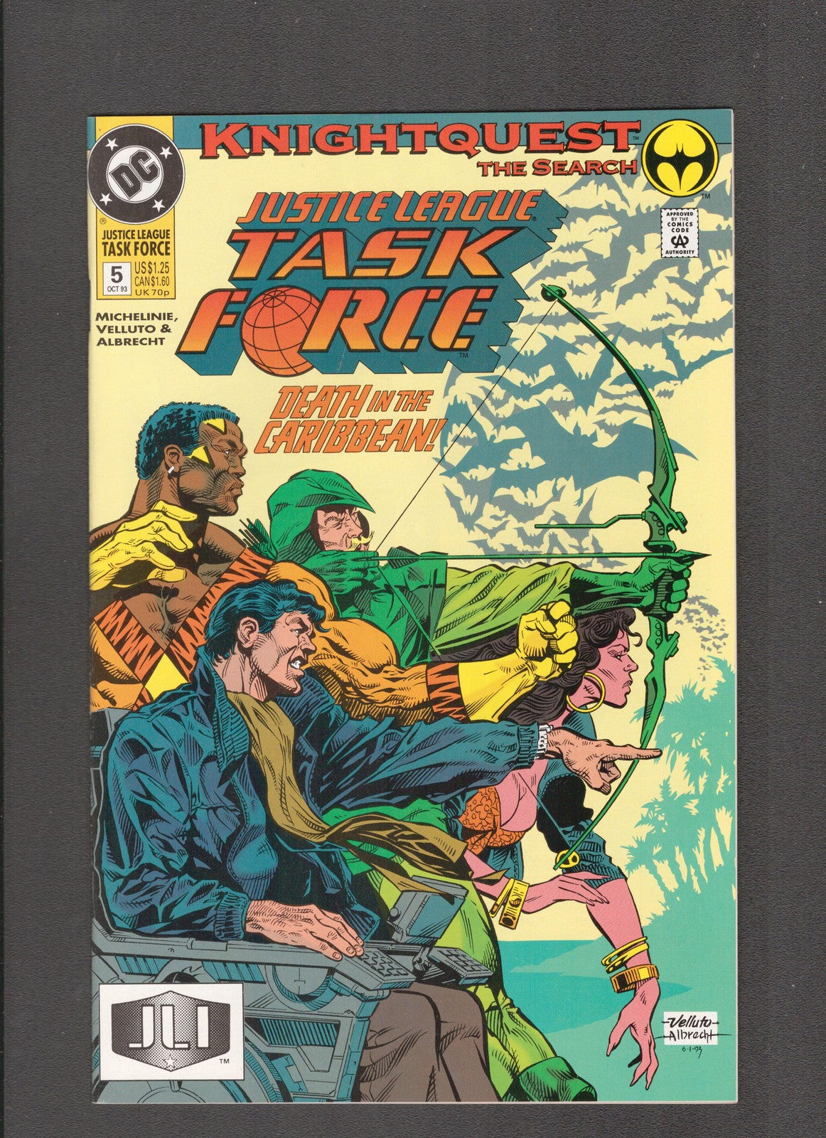 Justice League Task Force #5 (1993) Sal Velluto DC Comics