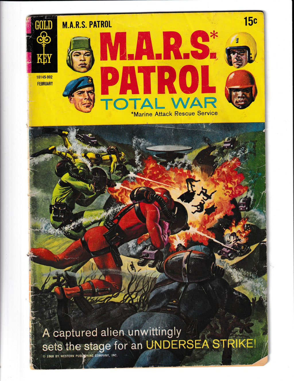 M.A.R.S. Patrol: Total War #8 (1969) Gold Key Comics