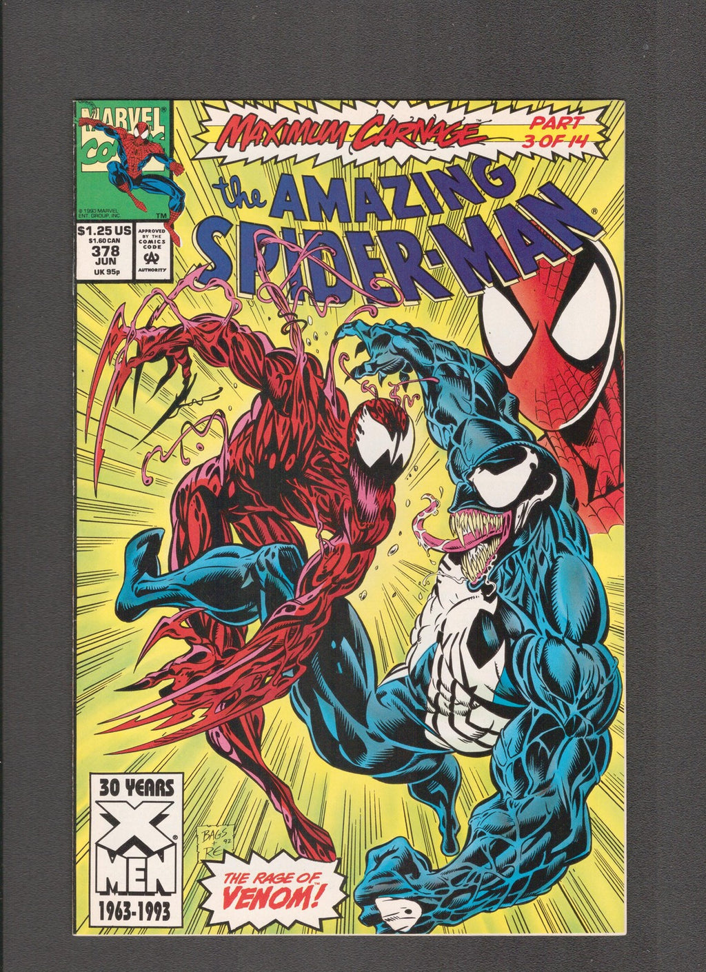 Amazing Spider-Man #378 (1993) Venom, Carnage Marvel Comics
