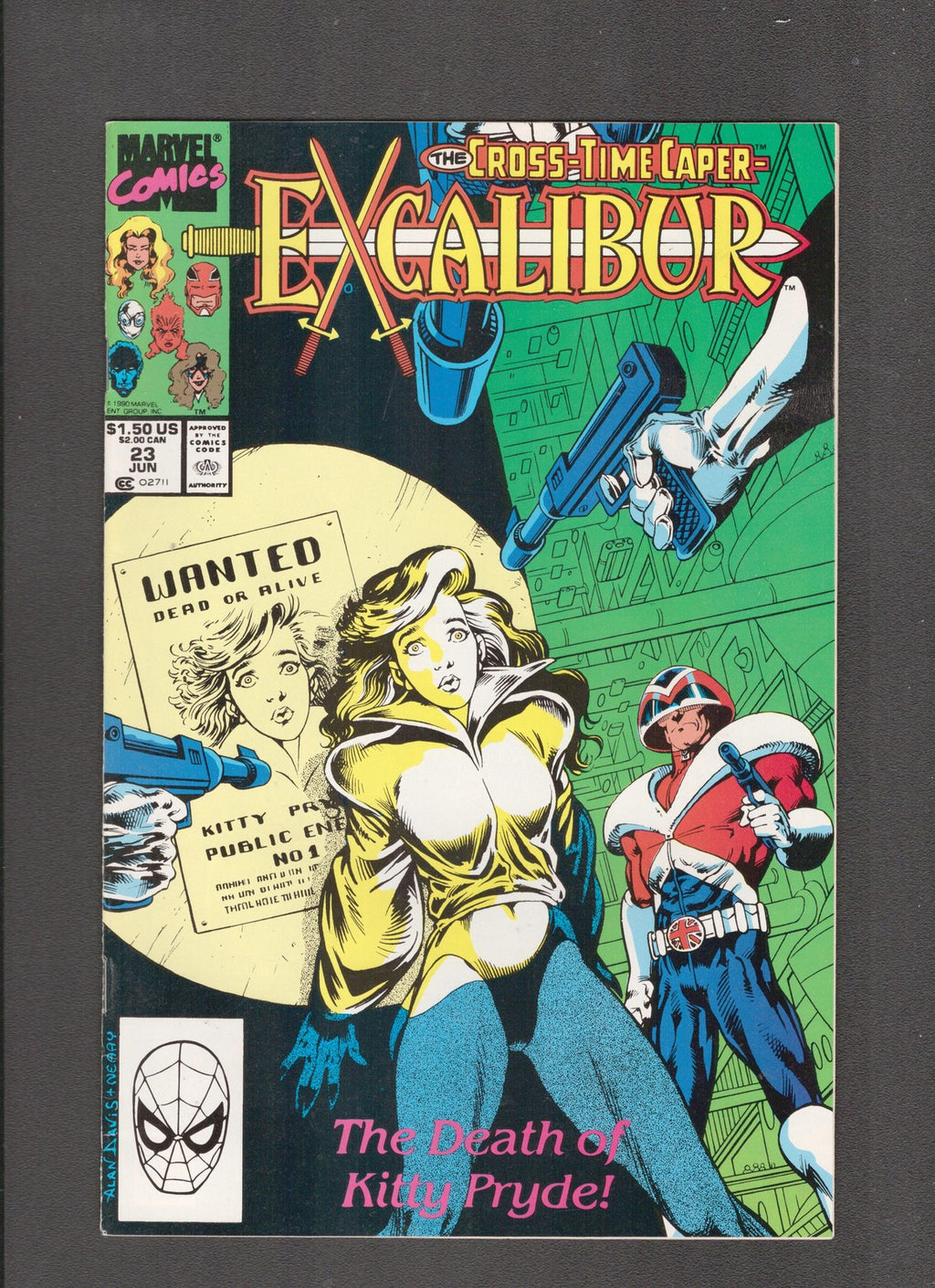 Excalibur #23 (1990) Alan Davis, Chris Claremont Marvel Comics