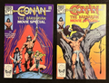 Conan the Barbarian: Movie Special #1-2 (1982) Complete Set Marvel Comics