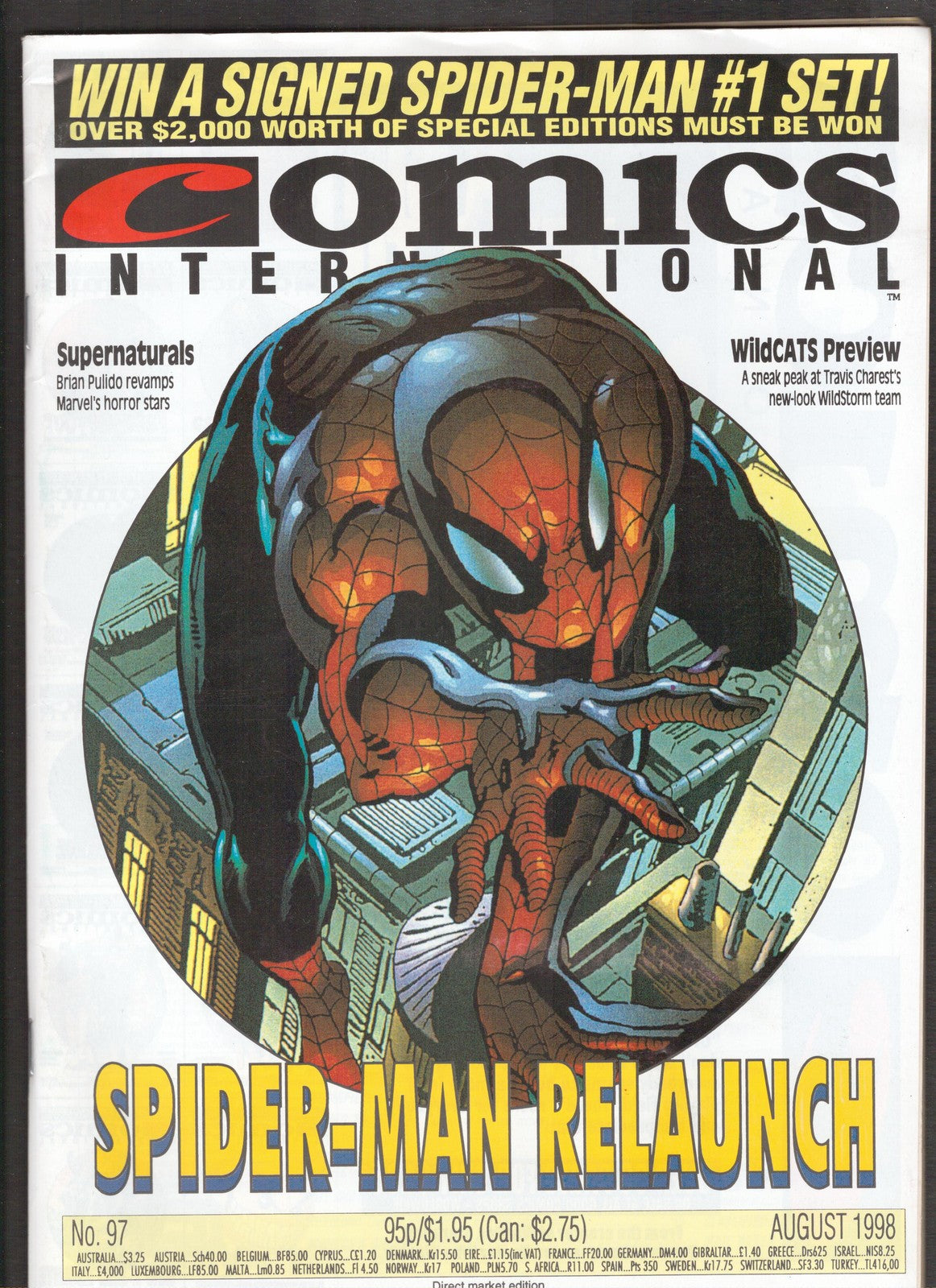 Comics International #97 (1998) Spider-Man Quality Comics Comics