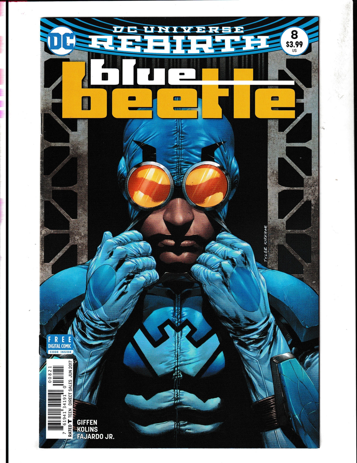 Blue Beetle   #8b (2017) Cully Hamner Variant DC Comics