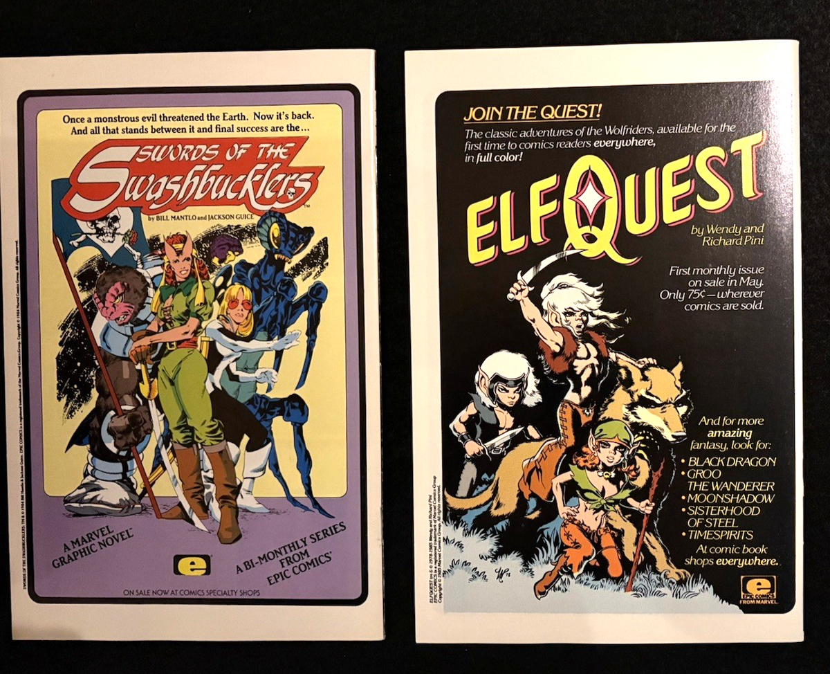 Black Dragon - Complete Set of 6 #1-6 (1985) Epic/Marvel Comics