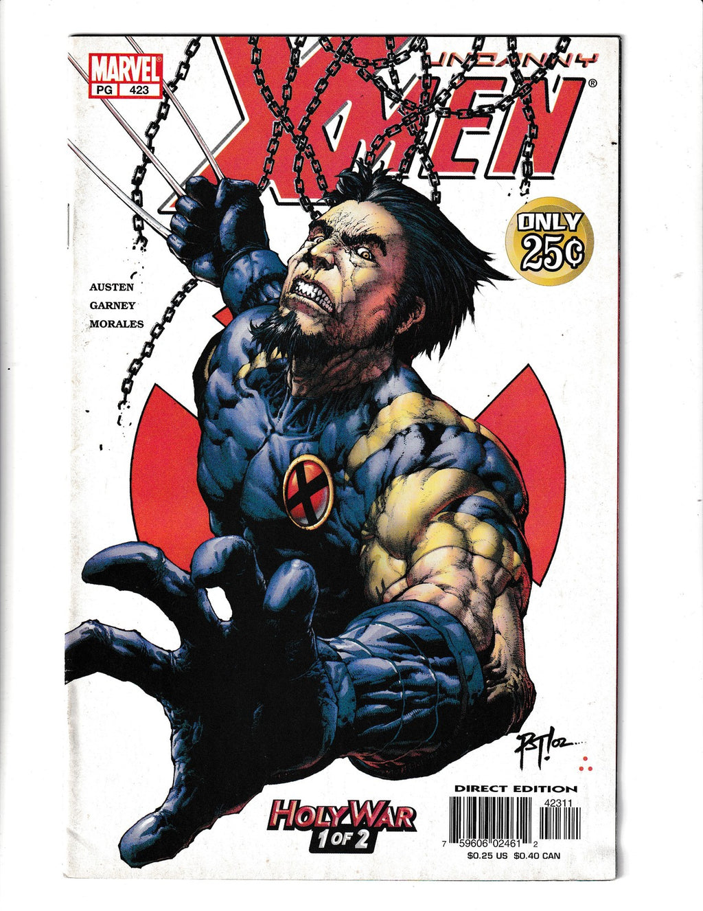 Uncanny X-Men #423 (2003) Wolverine Marvel Comics