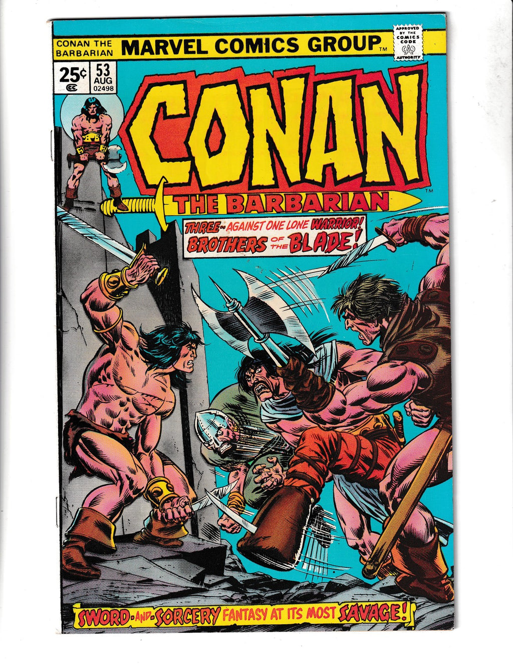Conan the Barbarian #53 (1975) John Buscema, Gil Kane, Roy Thomas Marvel Comics