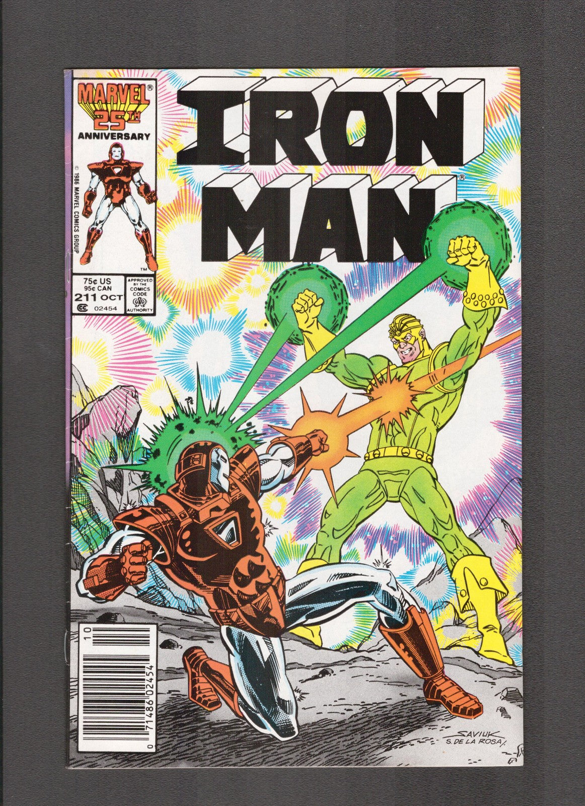Iron Man #211 (1986) Alex Saviuk Marvel Comics