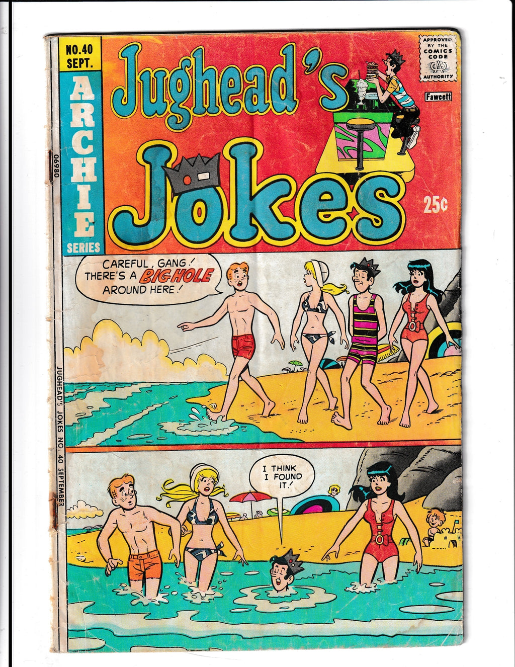 Jughead's Jokes #40 (1974) Archie Comics SKU:308