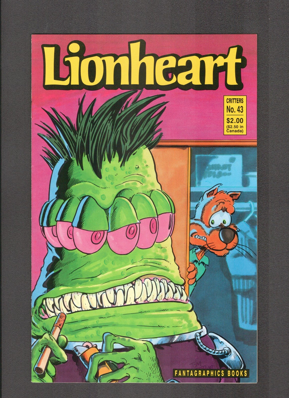 Critters #43 (1989) Lionheart Fantagraphics Comics
