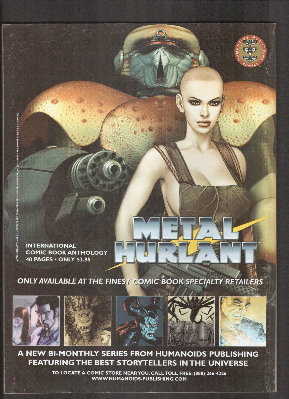 Heavy Metal #November (2002) Tip-In #8 by Boris Vallejo Magazine Comics