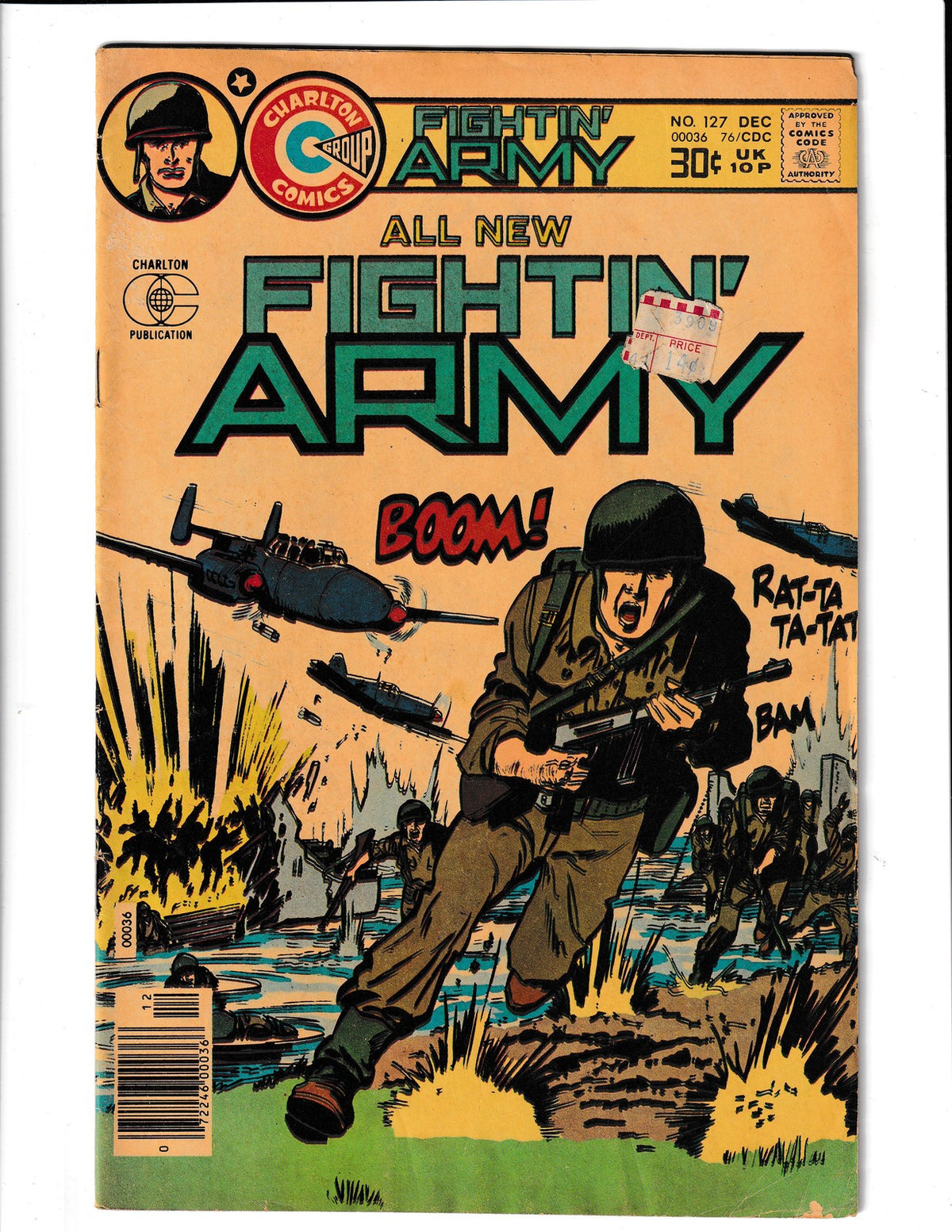 Fightin' Army #127 (1976) Charlton Comics