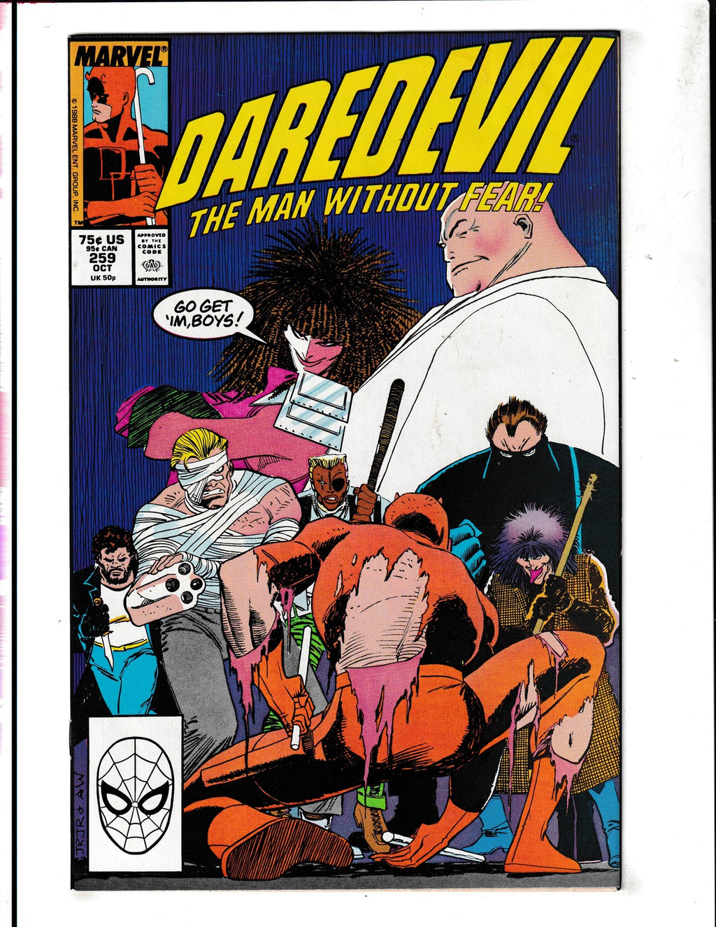 Daredevil #259 (1988) John Romita Jr. Marvel Comics