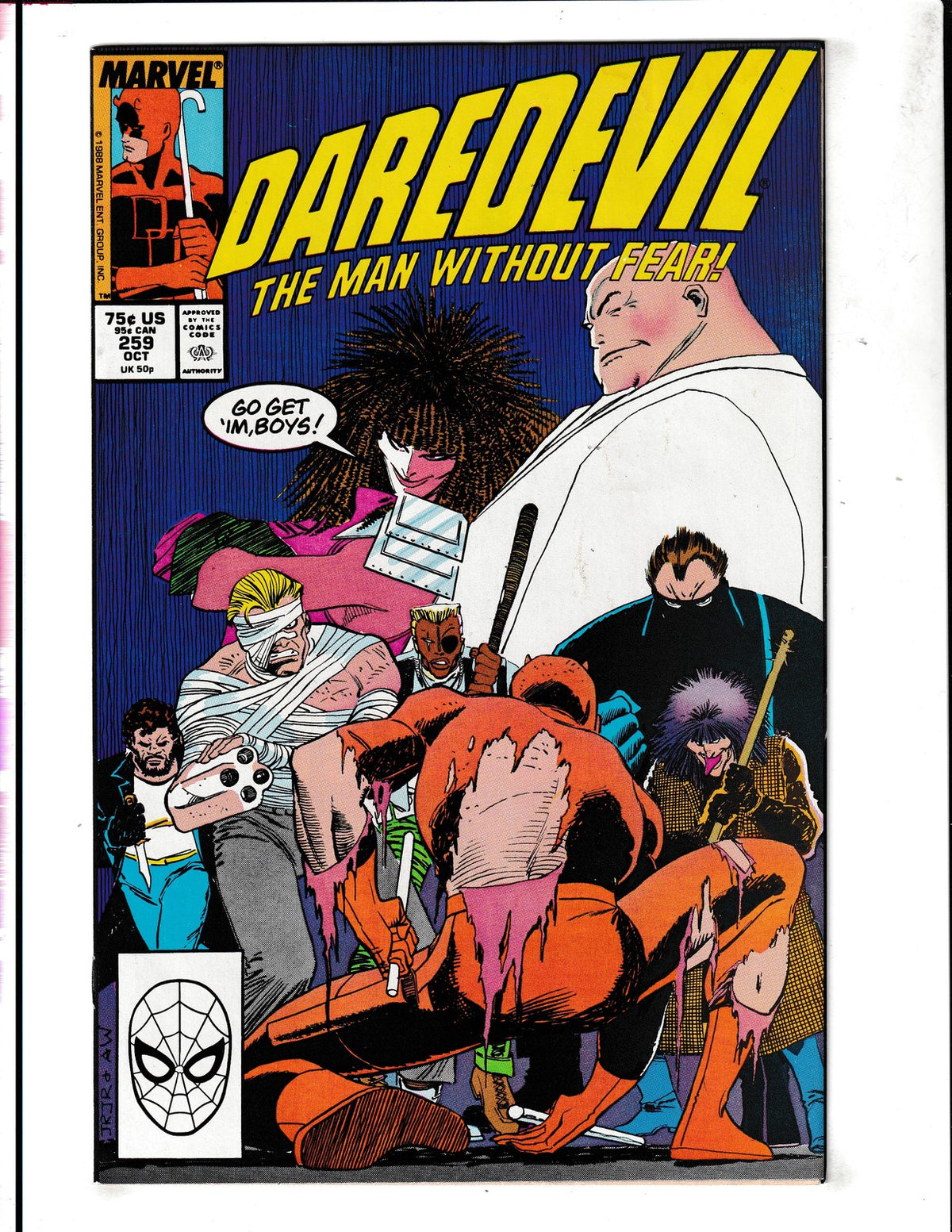 Daredevil #259 (1988) John Romita Jr. Marvel Comics