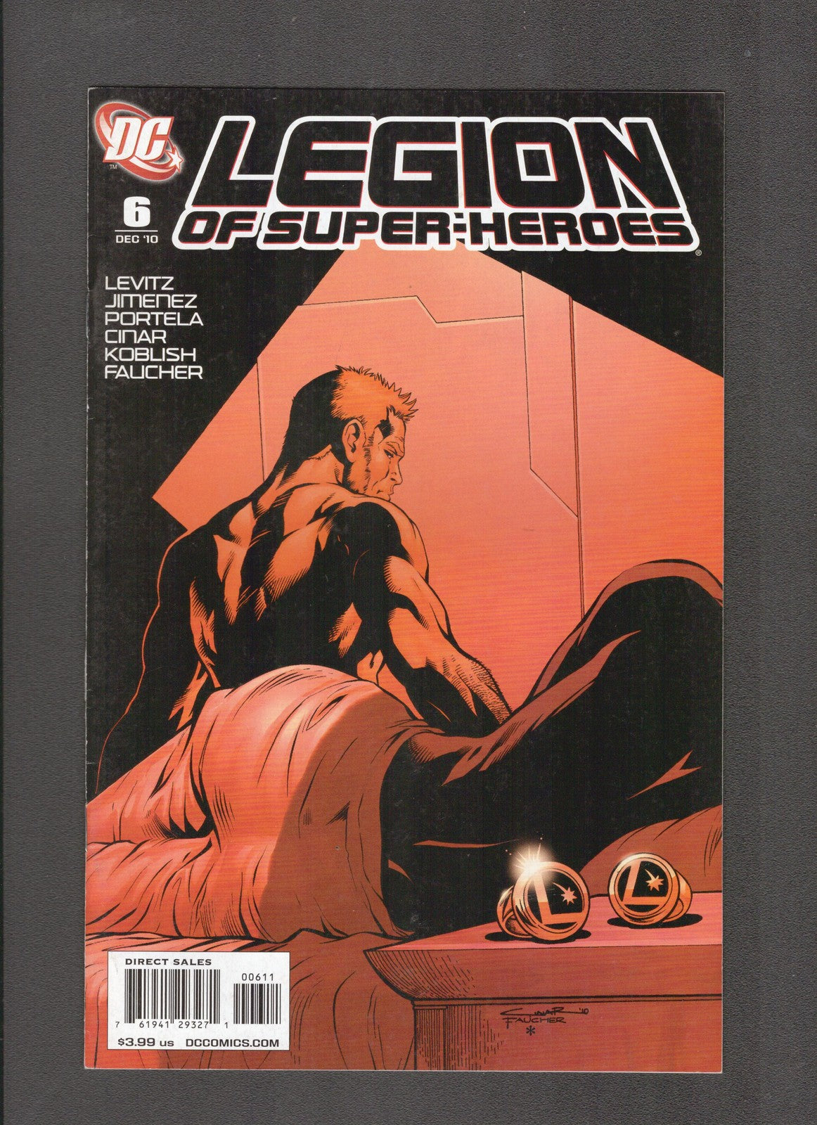 Legion of Super-Heroes #6 (2010) Yildiray Cinar Cover DC Comics