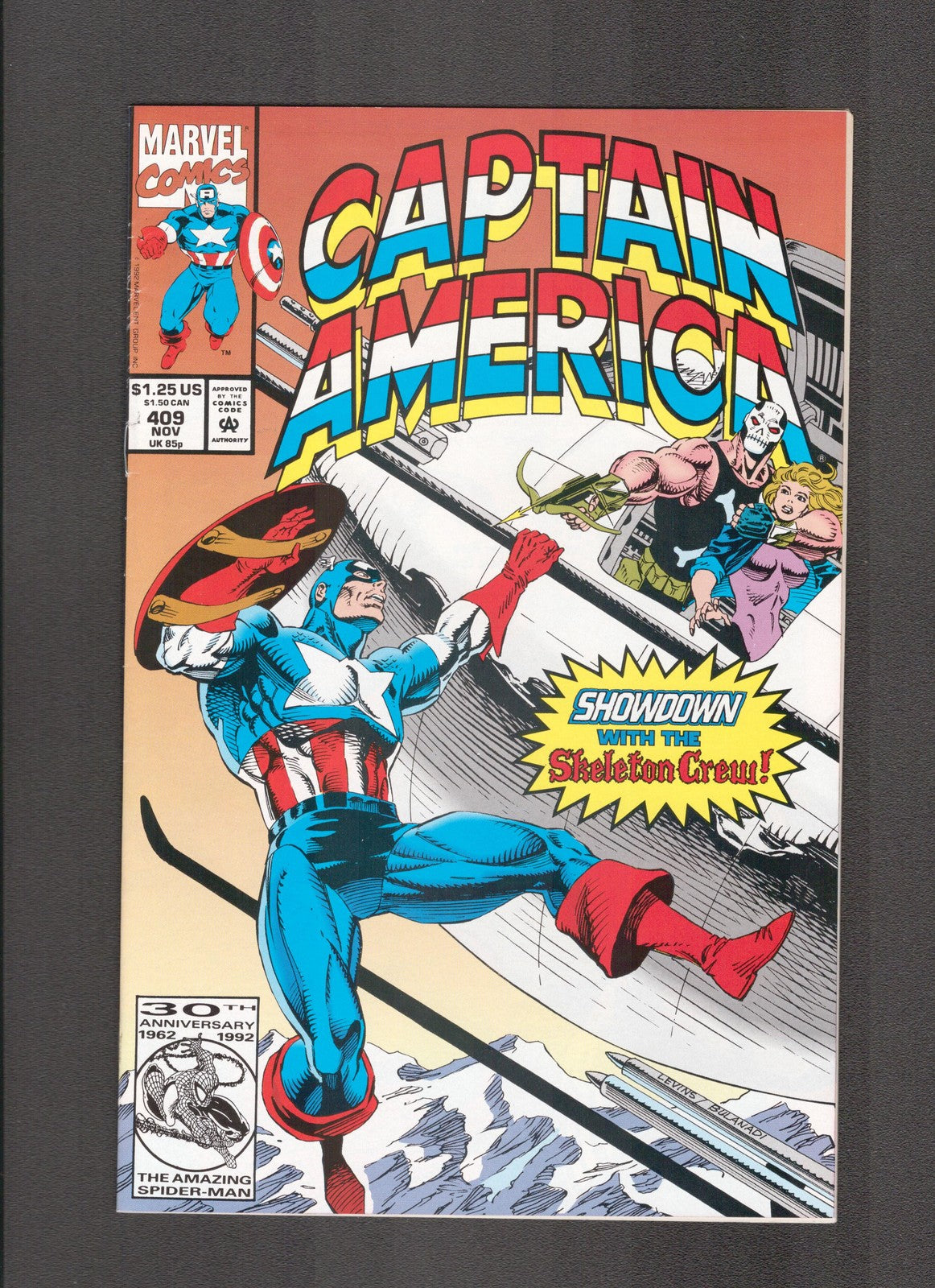 Captain America #409 (1992) Rick Levins Marvel Comics