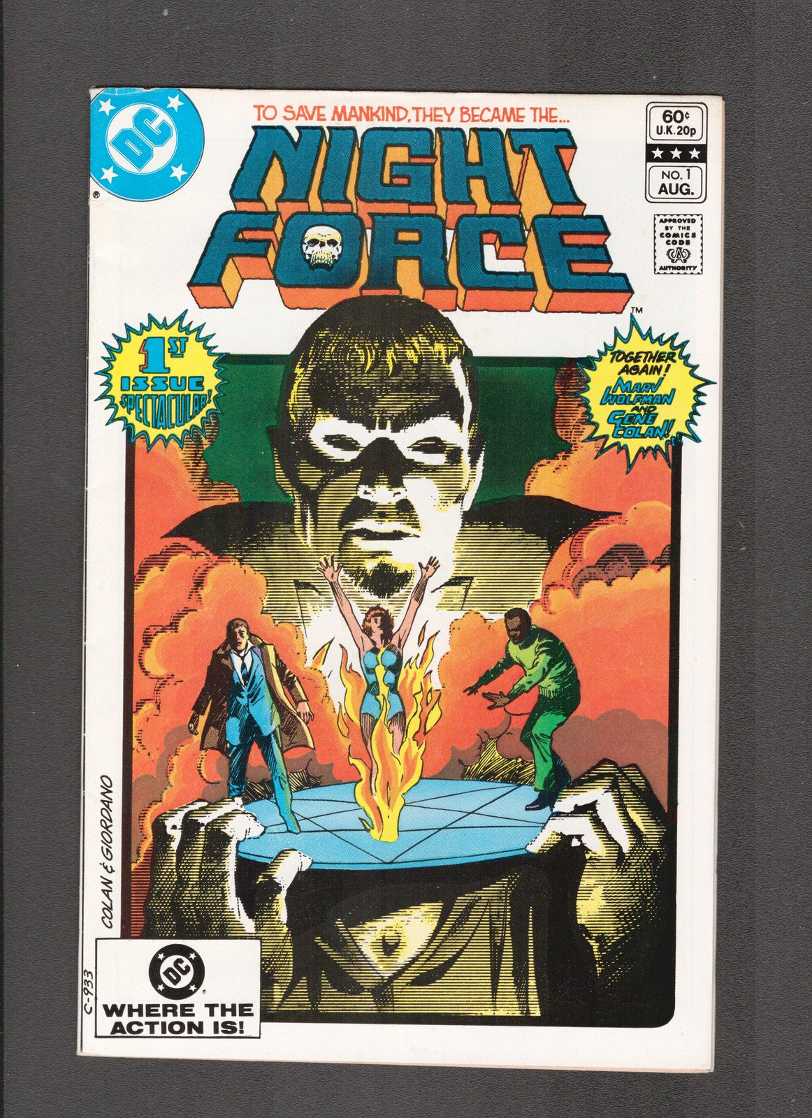 Night Force #1 (1982) Giordano - Colan DC Comics