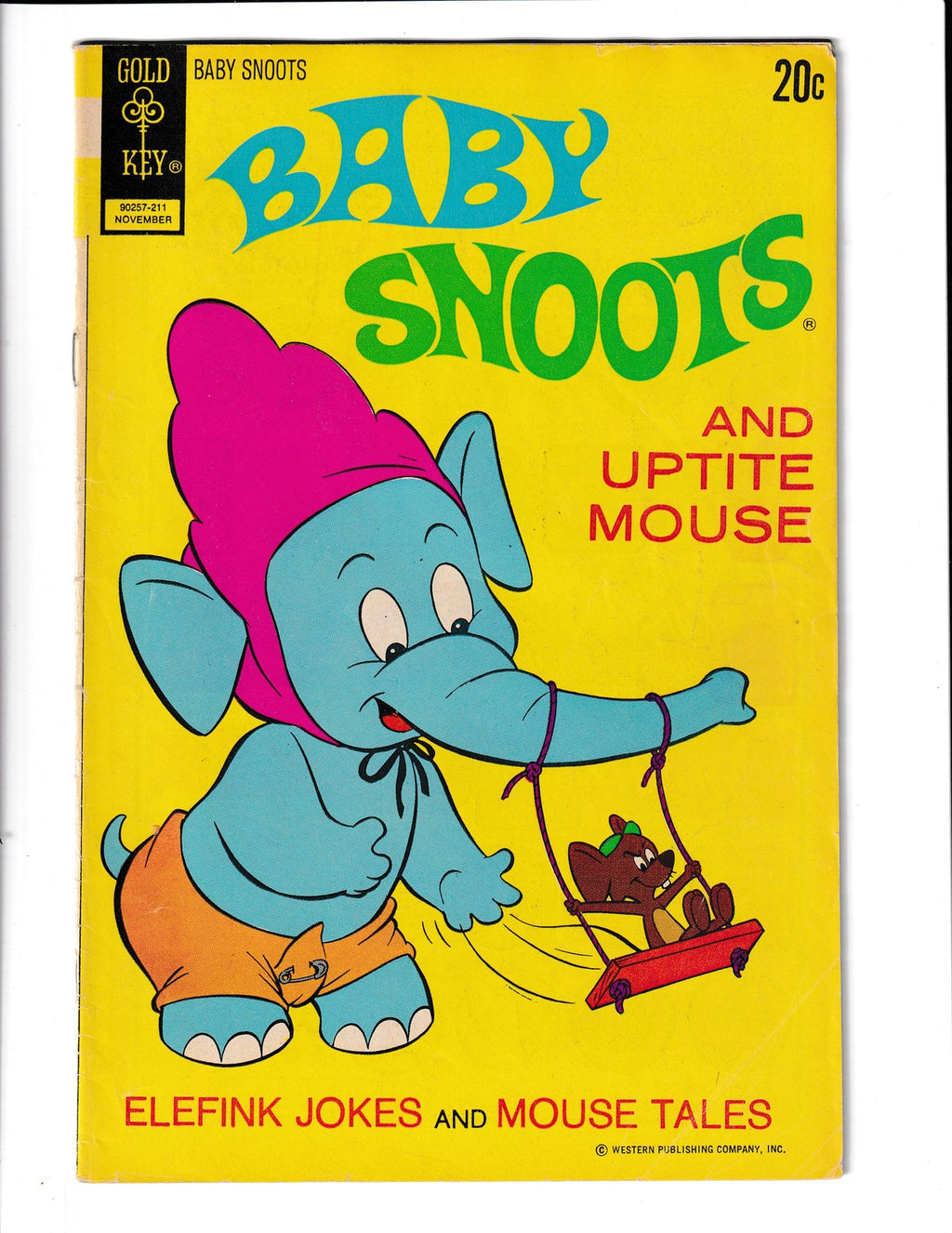 Baby Snoots #10 (1972) 20cent Price Variant Gold Key Comics