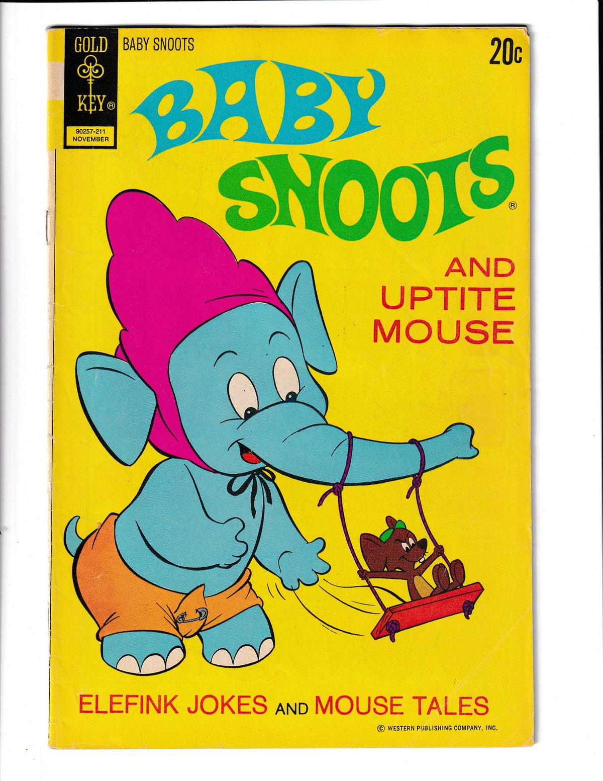 Baby Snoots #10 (1972) 20cent Price Variant Gold Key Comics