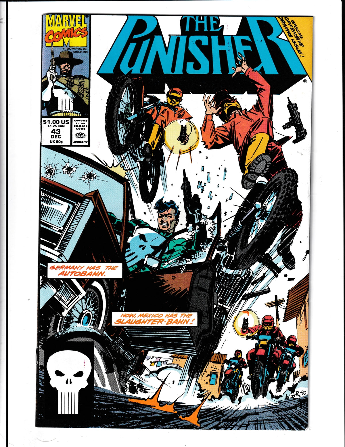 Punisher #43 (1990) Higher Grade Marvel Comics