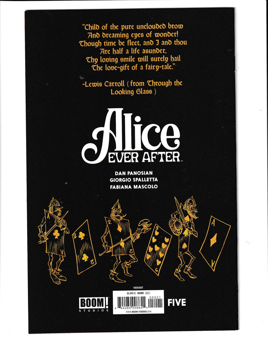 Alice Ever After #5 (2022) Cary Nord Cover BOOM! Comics