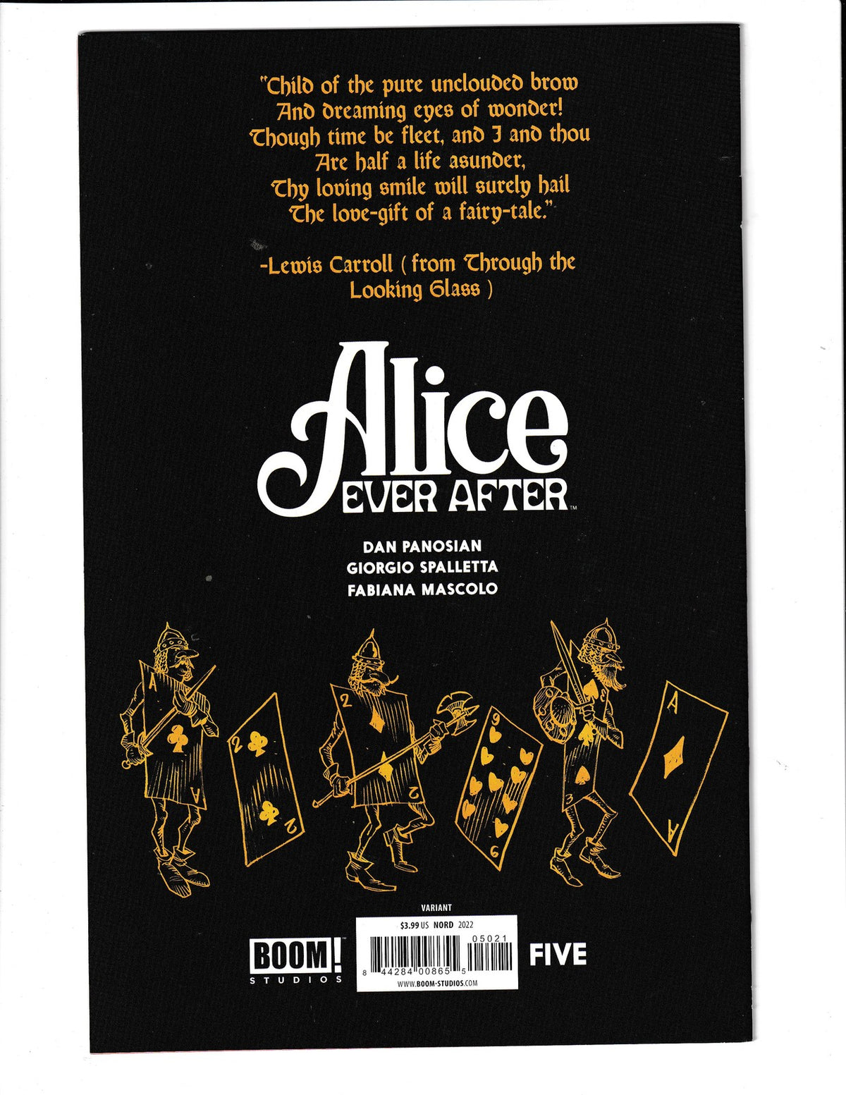 Alice Ever After #5 (2022) Cary Nord Cover BOOM! Comics