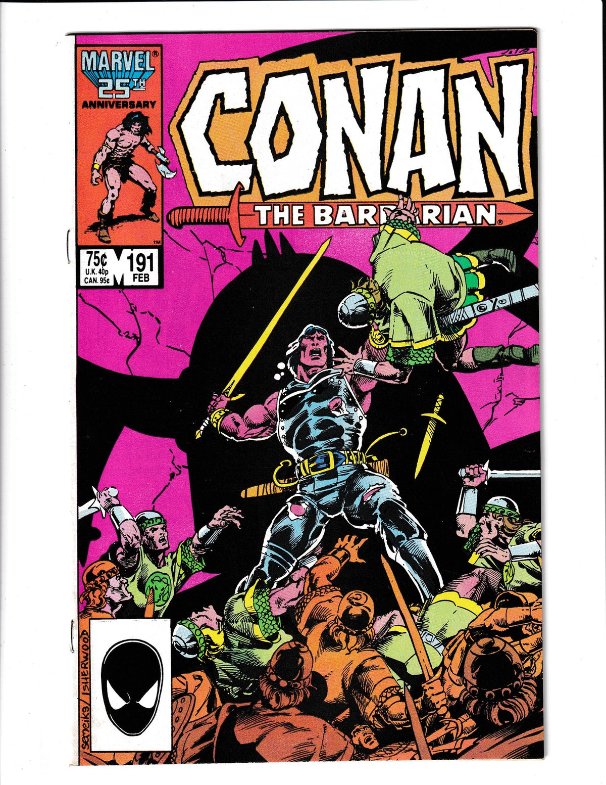 Conan the Barbarian #191 (1987) Marvel Comics SKU:3262