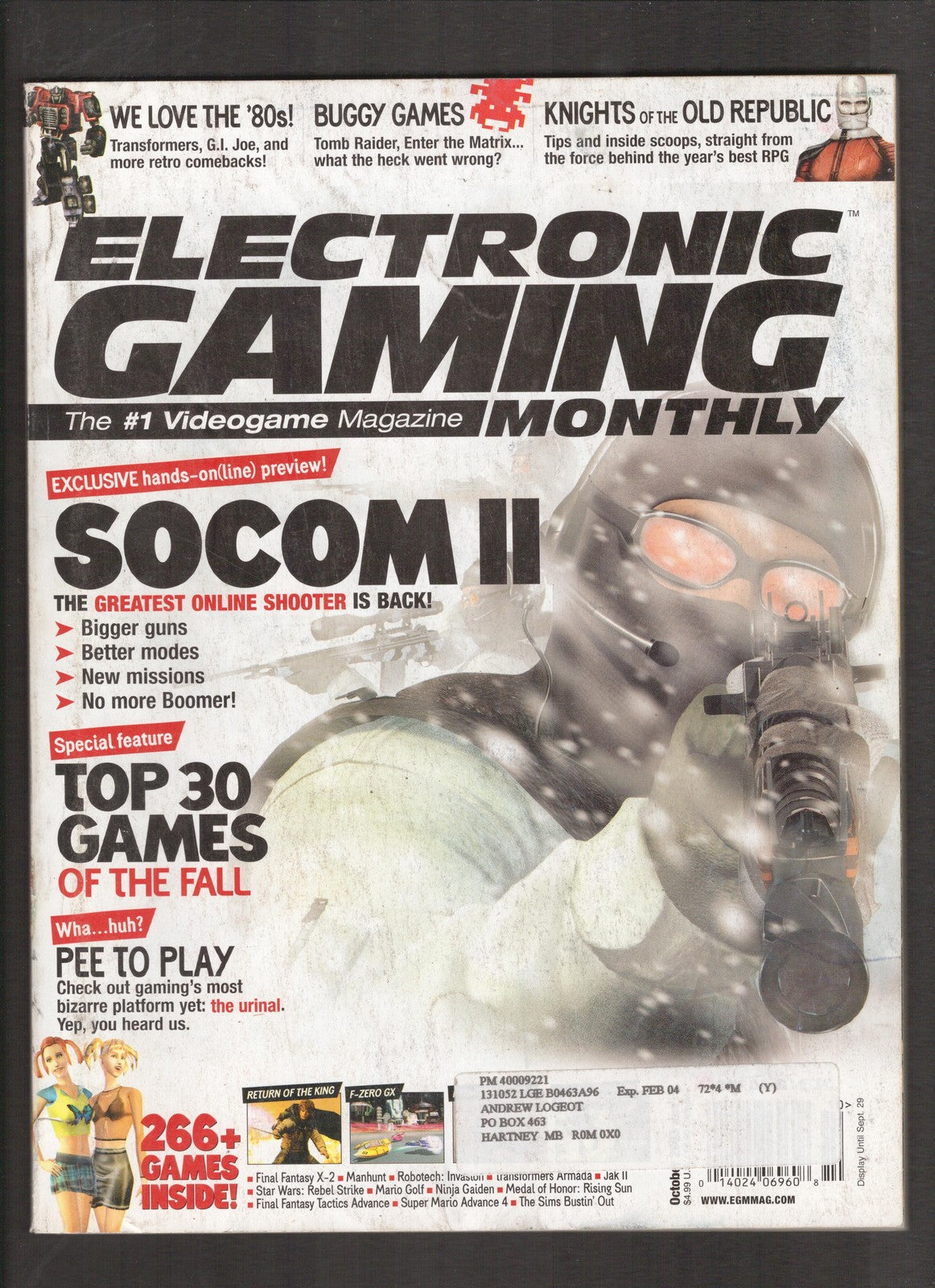 Electronic Gaming Monthly #171 (2003) October  Comics
