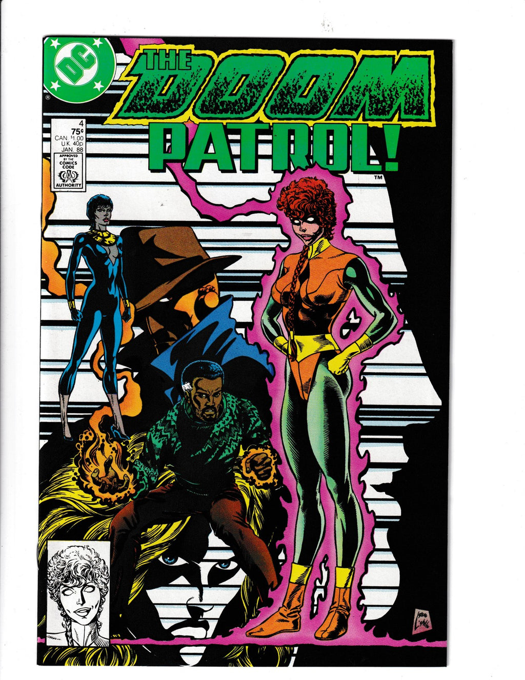 Doom Patrol #4 (1988) 1st App Karma DC Comics