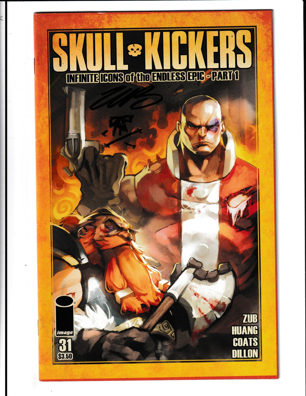 Skull Kickers #31 (2015) SIGNED by Jim Zub (Zubkavich) Image Comics