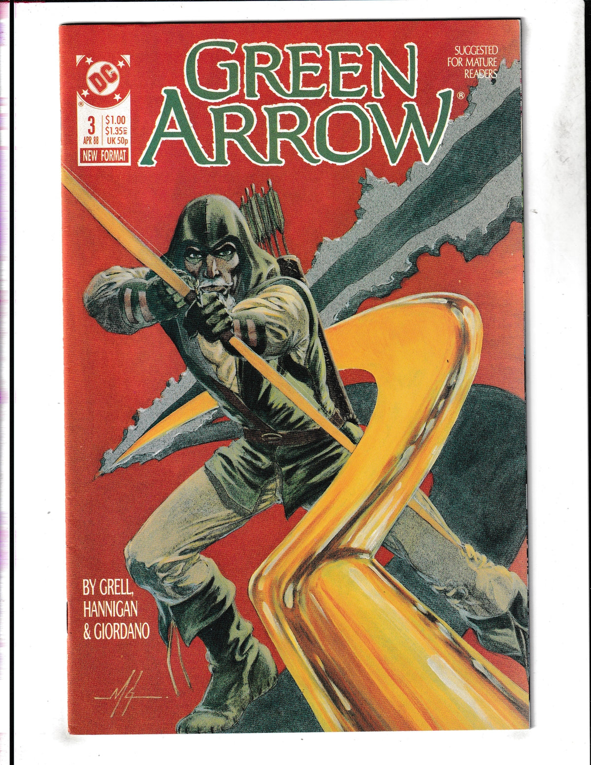 Green Arrow #3 (1988) DC Comics