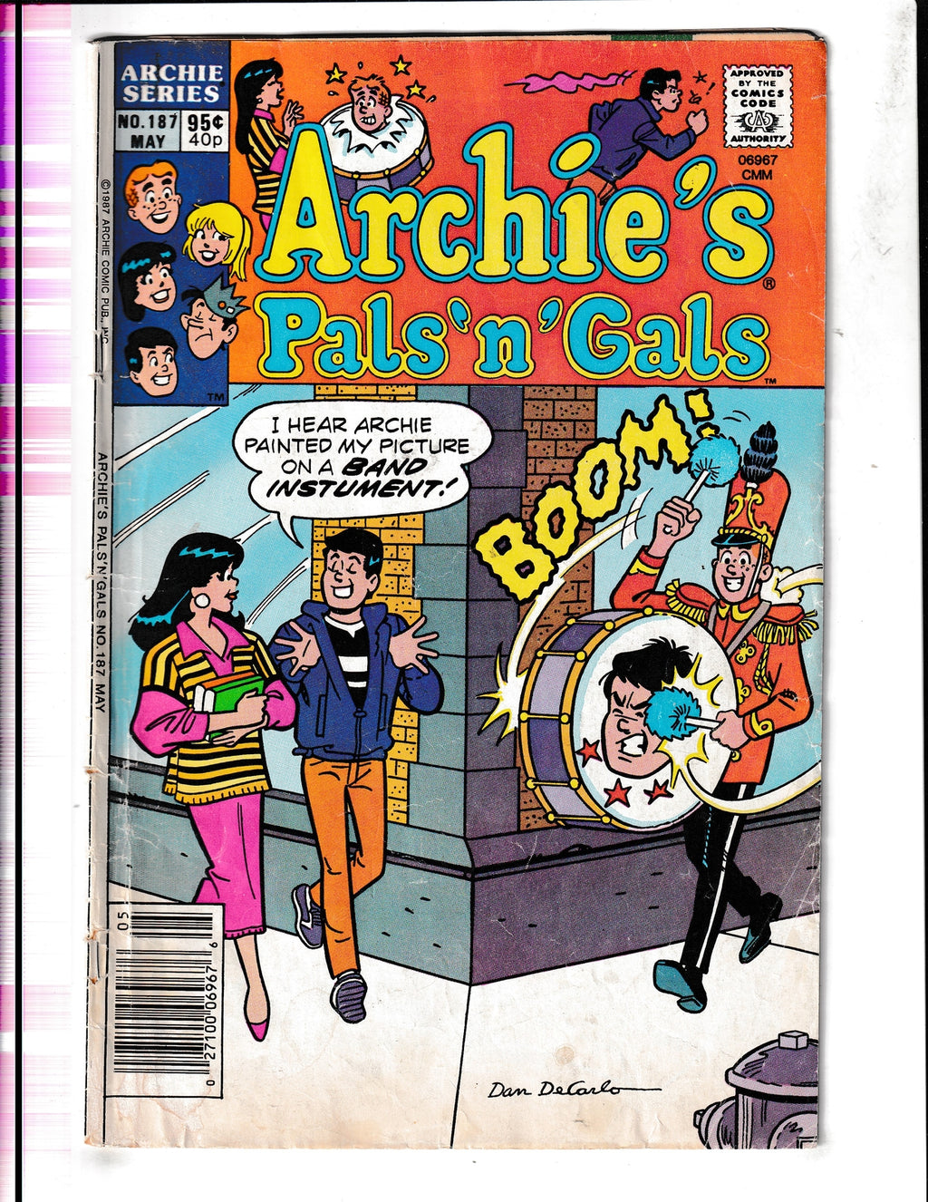 Archie's Pals 'n' Gals #187 (1986) Archie Comics